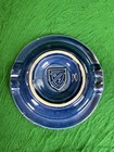 Weihenstephan Oldest Brewery In The World Blue Ceramic Ashtray Germany