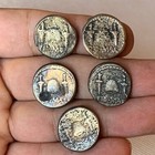 Lot Of 5 Ancient Roman Greek Bronze Bronze Group Coins