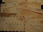 Lot Of Wwii Us Soldier Letters Most From Overseas Apo To Noxen Pennsylvania