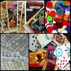 Bulk Collage Art Supplies 10 Lb Lot Mixed Media 3d Crafts Upcycled Found Objects