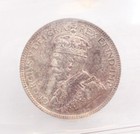 1917c Newfoundland 25 Cents Iccs Au-55