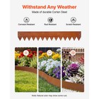 Uimoso Corten Steel Garden Edging 40 X 6 In Flexible Metal Landscape Border