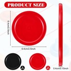 12 Pcs 2 5 Inch Red   Black Replacement Air Hockey Game Table Pucks