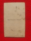 Circa 1861 Cdv Major-general Oliver O  Howard