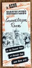 Reno  Nevada 1953- Harolds Club Covered Wagon Room Brochure 16    X 18   