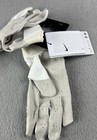 Nike Hyperdiamond 2 0 Batting Gloves Softball White Gold Size Large Nwt