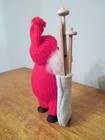 Vintage Swedish Tomte Gnome Santa Folk Art Skier Christmas Figurine