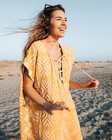 Sand Cloud Adobe Mudcloth Cover Up Sunflower One Size