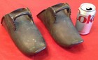 Pair Antique Brass Or Bronze Stirrups - Colonial South America - One Damaged
