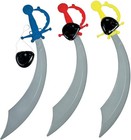 Imaginative Pirate Play Set - 12 Toy Swords   Eye Patches For Little Adventurers