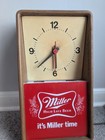 Vintage Miller High Life Beer Lighted Wall Clock - Free Shipping 