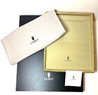 L objet 24k Gold Plated Frame 8 x10  Pave Swarovsky Crystals Italy Open Box New