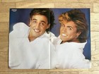Wham  1984 George Michael Kiss Swedish Poster Music Magazine Okej 1980s Vintage
