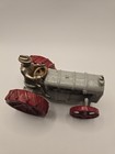 Vintage Antique Toy Arcade Fordson Cast Iron Tractor With Nickel Plated Driver