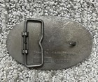 Vtg Santa Fe Railroad Belt Buckle Middle Division 1984 Train 5696 Ltd Ed Atsf