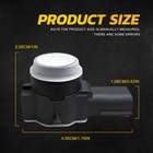 4pcs White Reverse Parking Assist Sensor Fits 2014-2019 Chevy Cadillac Buick Gmc