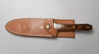 Vintage Al Mar Knife  8508 Double Edge  068 200 Seki Japan Leather Sheath