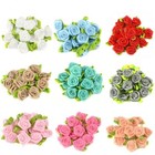 Artificial Silk Rose Flowers - 2cm Mini Flower Heads Diy Crafts Scrapbook Decor
