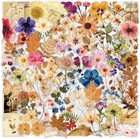 100pcs Vintage Floral Stickers Transparent Waterproof Scrapbook Journal Decals