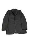 Vintage 1950   s Pbm 3 Piece Suit Green Gray Stripe Patterned Wool 40r 32x31