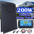 200w Watts Solar Panel Kit 30a 12v Battery Charger With Controller Caravan Boat