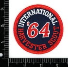 1964 International Harvester Scout Embroidered Patch Blue red Iron-on Sew-on Hat