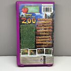 Barney   Friends Let   s Go To The Zoo Vhs Video Tape Purple Clamshell Case Rare 