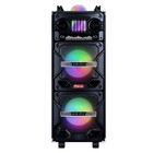 Dual 10  Woofer 4000w Bluetooth Speaker Rechargable For Party Fm Karaok Dj Aux