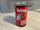 Empty Bottom Opened 12oz Holiday Bock Beer Steel Tab Top Potosi Co  Exc  Cond 