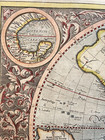 Western Hemisphere 1613 Michael Mercator Unusual Large Antique Engraved Map