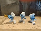 Mcdonalds Smurfs Figures Happy Meal Toys 2011 Harmony  Baker   Crazy Lot Of 3