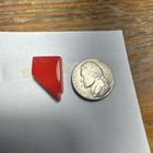 Beautiful Red Rosarita  Cabochon Super Bright Red Nevada State Shape 