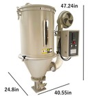 Industrial Injection Molding Machine 100kg Drum Plastic Granule Dryer Hopper