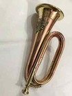 Australian Military Bugle Brass   Copper Vintage Instruments Commonwealth Forces