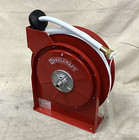 Reelcraft 4nb26 Spring Return Hose Reel 35   1 2  I d   150 Psi Max Pvc Dented