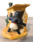 Vintage Next Outhouse Black Americana Bisque Figurine Occupied Japan