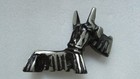 Htf Vintage Mid Century Modern Walter Bosse   Scottie Dog Aluminum Metal Art