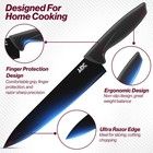 7 Piece Kitchen Knife Set Stainless Steel Ultra Sharp Steak Cooking Chef Knives