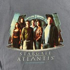 Vintage Stargate Atlantis Cast T-shirt Large Blue 2004 - 2007