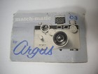 Vintage Argus Match Matic C-3 Rangefinder Camera   Case Untested As-is Free Ship