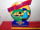 Vintage Sun        Oil Company Sunoco Motor Oils 12  Metal Gasoline Advertising Sign