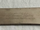 Vintage Sheffield Treasure Masters Cake Knife Mother Of Pearl Ss Serrated Blade