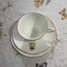 Vtg 1953 Coronation Of Hm Queen Elizabeth Adderley Teacup Saucer Bread Plate 3pc
