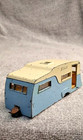 Vintage Dinky Toys 188 Four Berth Caravan White   Blue Diecast Meccano England