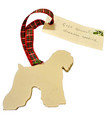 Soft Coated Wheaten Terrier Breed Xmas Ornament By Dandy Design Made In The Usa