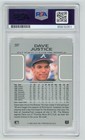 Dave Justice Atlanta Braves Signed 1990 Leaf Rookie Card  297 Psa Auto 10351