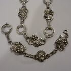 Antique Fratelli Coppini Signed 800 Silver Necklace Bracelet Set Florence Italy