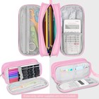 Large Capacity Three-layer Pencil Case Pen Pouch Stationery Storage Organizer