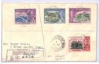 Dominica Kgvi Cover  soufriere  1951 Cds Reg New Constitution Set Grimsby Yd286