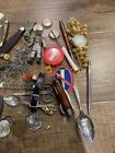 Vintage Junk Drawer Lot Coins Estate Mix Trinkets Collectibles Assorted
